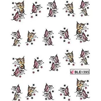 Umělé nehty NehtyShop Vodolepky na nehty motýl 1395