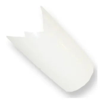 Umělé nehty NehtyShop Ozdobné bílé tipy - flame 100 ks