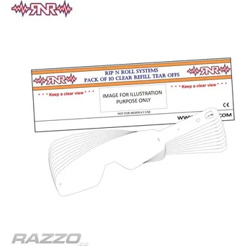 Motocyklové brýle Strhávačky RnR TearOff Oakley XS OFrame 10 ks