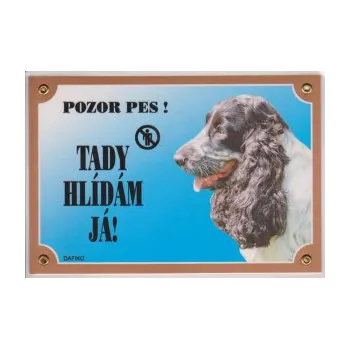 Informační tabulka Tabulka Anglický kokr černý