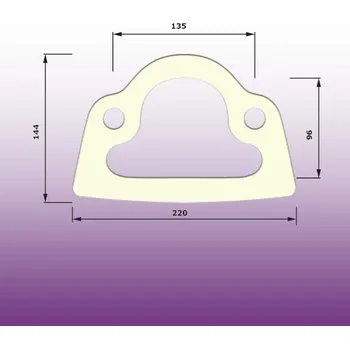 Těsnění WC kombi mezi nádrž a mísu typ J - G4/105B