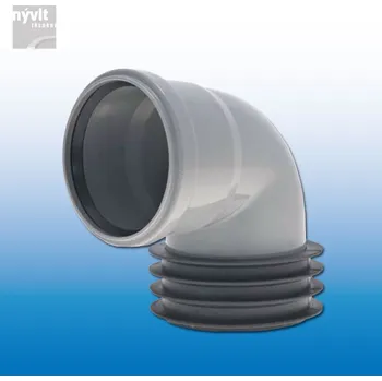 kanalizace Nástrčné koleno 87° DN110/110 s manžetou TPE - R/4211