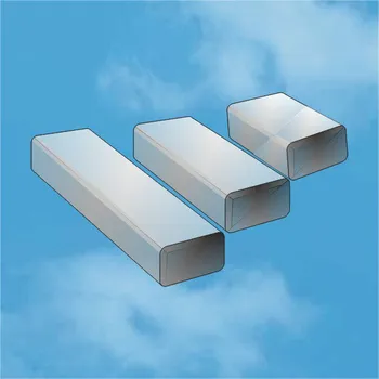 Ventilační potrubí Edil Plast, Refax VZDUCHOTECHNICKÉ POTRUBÍ ventilační čtyřhranné [] 150x70-1m plastové