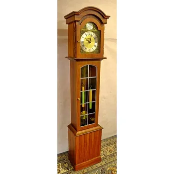 Hodiny Podlahové dřevěné mechanické hodiny 185cm Dřevěné