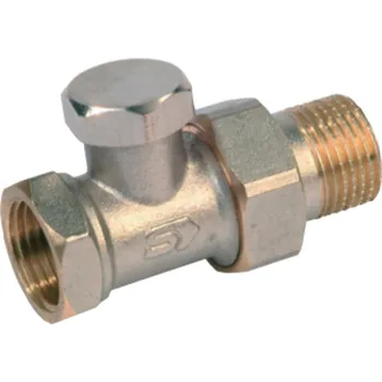 rozdělovač topení Šroubení radiátorové přímé DN 15 - 1/2" regulační