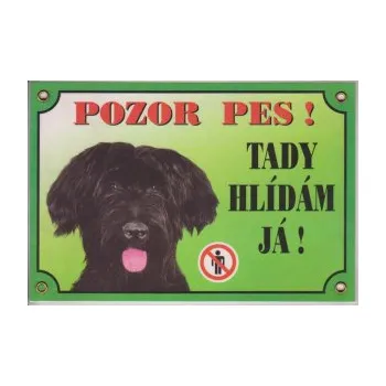 Značení Tabulka Briard černý