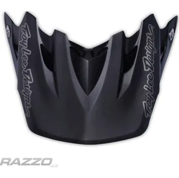 Cyklistická přilba Náhradní kšilt helmy TroyLeeDesigns AIR Midnight Matte Black