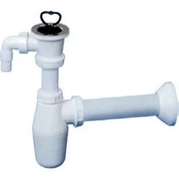 Sifon sifon nádobkový s odbočkou na pračku (myčku) 1\"1/4x40