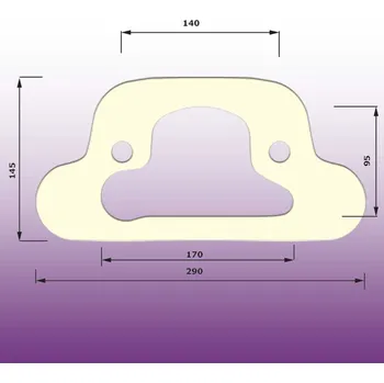 Těsnění WC kombi mezi nádrž a mísu typ M - G4/105E