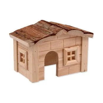 Domek SMALL ANIMAL dřevěný jednopatrový