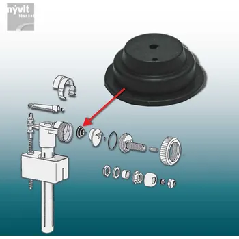 Hi-Fi Zesilovač Membrána tvarová 3x28x11 mm pro napouštěcí ventil SANIT (SRN) - V3/3400