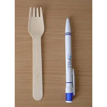 Příbor Vidlička dřevěná 100ks bio