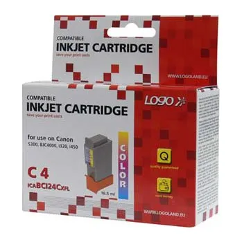 Kompatibilní cartridge Canon BCI-24C barevná, LOGO, TB
