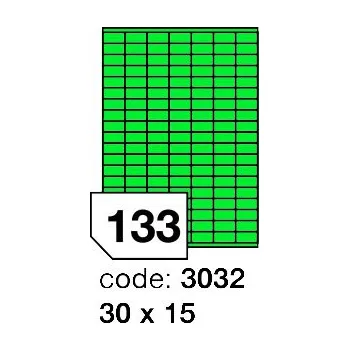 Samolepící etiketa Samolepící etikety Rayfilm Office 30x15 mm 100 archů, matně zelená, R0120.3032