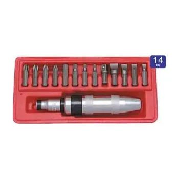 Šroubovák rázový- bouchací - úderový-šroubovák sada