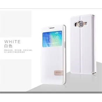 Pouzdro na mobilní telefon USAMS Muge S-View Pouzdro White pro Samsung Galaxy A7