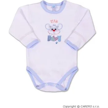 Kojenecké oblečení Dětské body Malá Myška modrá - vel. 80