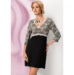 Noční košilka Donna Miriam II - Černá XXL 