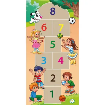 Fototapeta Dimex fototapeta na podlahu Hopscotch 85 x 170 cm