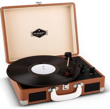 Gramofon Auna Peggy Sue hnědý