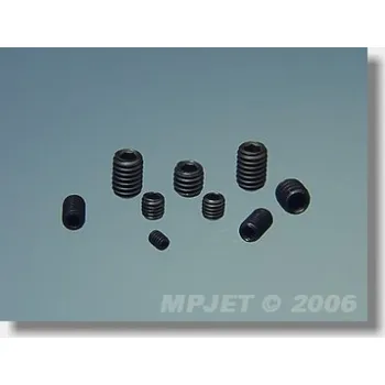 RC vybavení Stavěcí šroub imbus M3x3 - 4 ks