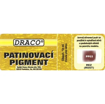 Patinovací pigment - rez 10ml