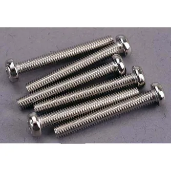 RC vybavení Traxxas šroub křížový M3x23mm půlkulatá hlava zink. (6)