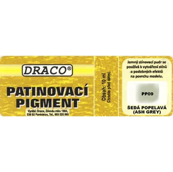 Patinovací pigment Draco - šedá popelavá 10ml