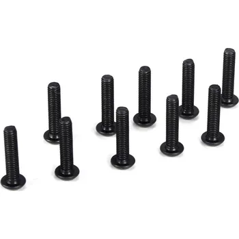 RC vybavení TLR šroub ocel imbus půlkulatá hlava M3x14mm (10)