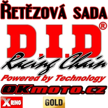 Řetězová sada pro motocykl D.I.D (Japonsko) Řetězová sada D.I.D 525VX3 GOLD X-ring - Ducati Monster 1000 S i.e., 1000ccm - 03-06