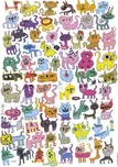 Heye puzzle Kočky čmáranice Doodlecats…