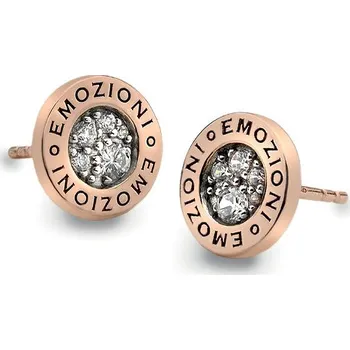 Náušnice Hot Diamonds Emozioni Pianeta Rose Gold DE403 