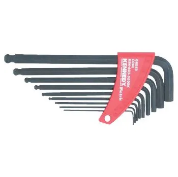 Klíč CROMWELL Klíč imbusový s kulovým zakončením KEN6024570K, KEN6025500K 9 ks