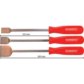 Sada nářadí CROMWELL Souprava dlouhých škrabek na těsnění KEN5031700K