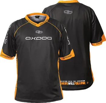 Florbalový dres Oxdog Race Shirt L černá-oranžová