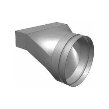 Kanalizační potrubí Atrea PPK Podlahový přechod 200 x 50 / ø 125 přímý koncový R121121