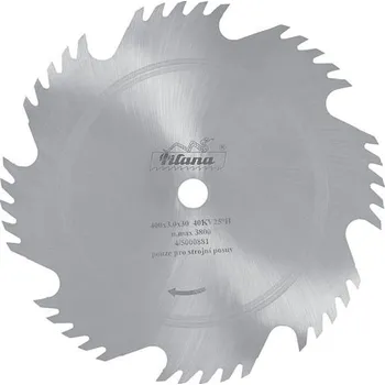 Pilový kotouč PILANA Pilový kotouč na dřevo z HSS - HANIBAL 40KV25H, 225333 400 x 3,0 x 30