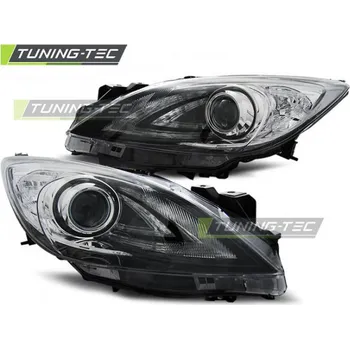 Přední světlomet Přední světla čirá Mazda 3 09- MPS look černá (LPMA05)