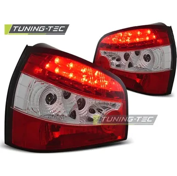 Zadní světlomet ZADNÍ SVĚTLA, LAMPY LED AUDI A3, 1996-2000, ČIRÉ, ČERVENÉ (LDAU01)