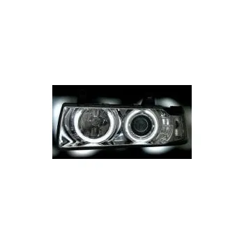 Přední světlomet BMW E36 - Přední světla Angel Eyes CCFL - Chromové IV.