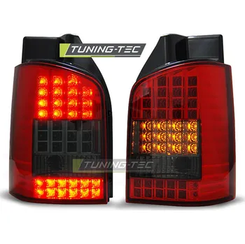 Zadní světlomet Zadní světla VW T5 03-09 zad.výklopné dveře - kouřové/červené LED (LDVW45)