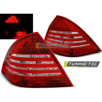 Zadní světlomet Zadní světla Mercedes Benz C W203 00-12/04 červená/krystal LED (LDME59)