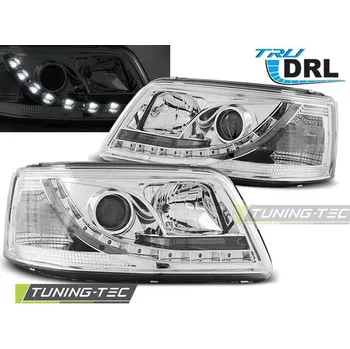 Přední světlomet Přední světla s LED denními světly VW T5 03-09 chrom (LPVWJ8)