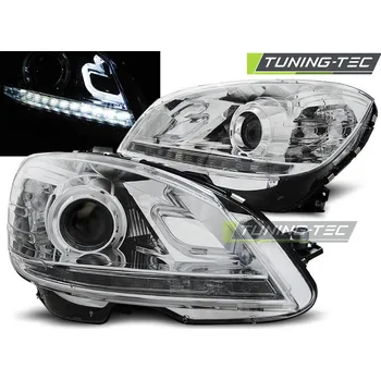 Přední světlomet Přední světla LED TubeLights Mercedes-Benz C W204 07-10 chrom (LPME88)