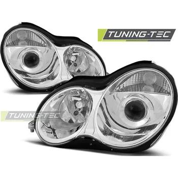 Přední světlomet Přední světla Mercedes Benz W203, C-classe 00-04 - chrom (LPME18)