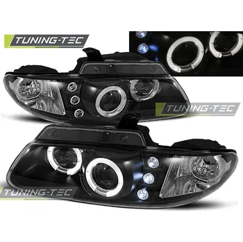 Přední světlomet Chrysler Voyager 96-02.01 Angel Eyes Black (LPCH08)