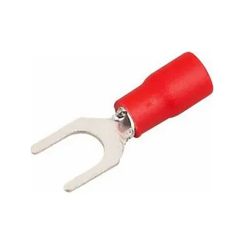 Kabelové oko Kabelová vidlička M6 červená, 100 ks (4001604)