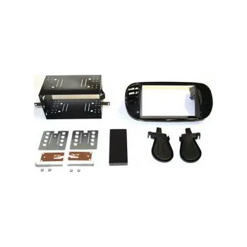Kompletní kamerový systém 2DIN redukce pro Fiat 500 06/2007- černá lesklá (10889ram)