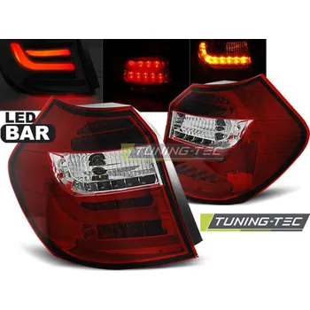 Osvětlení automobilu Zadní světla BMW 1 E87 04-03.07 červená/krystal LED BAR (LDBM82)