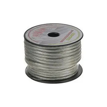 elektrický kabel Kabel 10 mm, stříbrně transparentní, 25 m bal (31112)